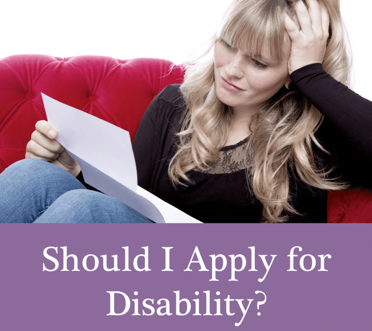 Should I Apply for Disability if I have a disability?